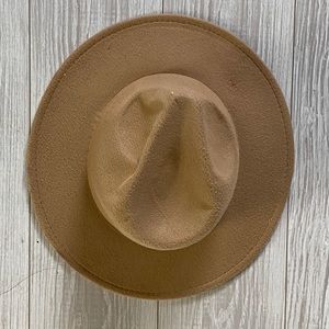 Brown fedora hat